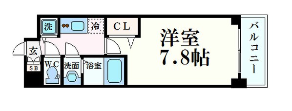 プレサンス丸の内雅殿の物件間取画像